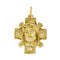 Pendentif Croix avec Christ - Pendentif en or jaune 18 ct 58 Facettes 38503
