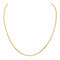 Collier Collier chaîne maille forçat en or rose 18 carats 58 Facettes 3855438CN