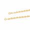 Collier Collier chaîne maille forçat en or rose 18 carats 58 Facettes 3855438CN