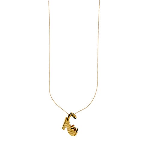 Collier Salvatore Ferragamo Jewels Miniature Preziose - Collier long en or jaune 18 ct 58 Facettes 38608