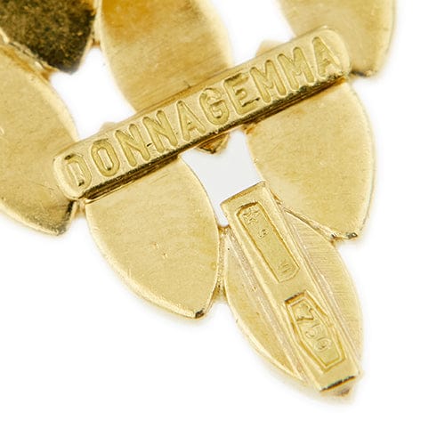 Boucles d'oreilles Boucles d’oreilles maille panthère en or jaune 18 ct 58 Facettes 38668
