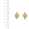 Boucles d'oreilles Boucles d’oreilles maille panthère en or jaune 18 ct 58 Facettes 38668