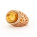 50 POMELLATO Ring - “Arabesque” Ring in Rose Gold and Amber 58 Facettes DV0184-15