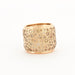 Bague 52 POMELLATO - Bague Bandeau "Sabbia" Or Rose et Diamants 58 Facettes DV0184-13