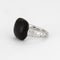 Bague 47 POMELLATO - CAPRI - Bague or gris, Jais et diamants 58 Facettes DV0172-1