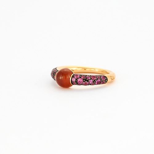 Bague 51 POMELLATO - Bague M'ama non M'Ama Grenat 58 Facettes DV0386-1