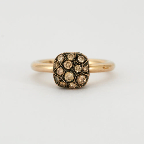 Bague 50 POMELLATO - Bague Nudo Diamants Cognac 58 Facettes DV0343-18