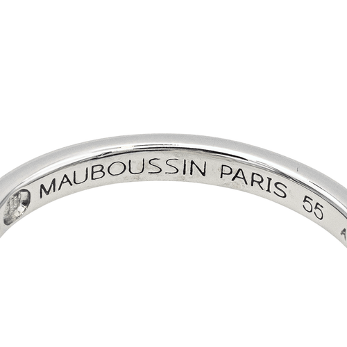 Bague 55 Mauboussin Étoile de vie - Bague en or blanc 18K et diamants 58 Facettes 3876018CN