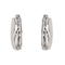 Boucles d'oreilles Boucles d'oreilles créoles en or blanc 18 carats et diamants 58 Facettes 3876022CN