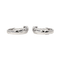 Boucles d'oreilles Boucles d'oreilles créoles en or blanc 18 carats et diamants 58 Facettes 3876022CN