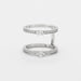 50 REPOSSI Ring - “Harvest Parallele” White Gold Ring 58 Facettes DV0380-2