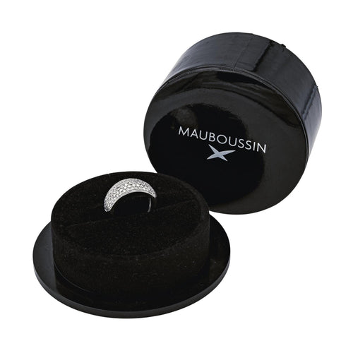 Bague 54 Mauboussin C’est toi la Star - Bague en or blanc et diamants 58 Facettes 3882135CN