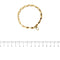 Bracelet Bracelet Tank vintage à bande en or rose 18 ct 58 Facettes 38835
