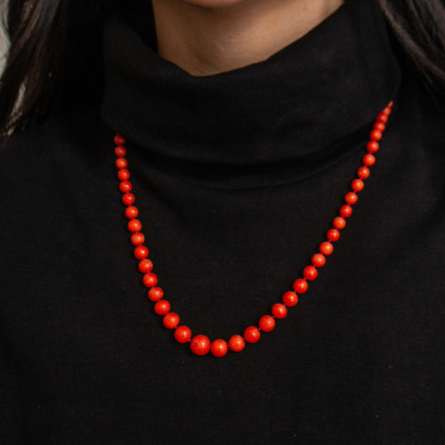 Collier Sautoir Corail 58 Facettes DV0162-3