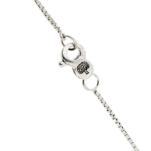 Collier Alfieri & St. John - Collier maille vénitienne en or blanc 18 kt et diamants 58 Facettes 38968