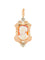 Pendentif Pendentif camée en or rose 18k avec perles et diamants 58 Facettes 210045