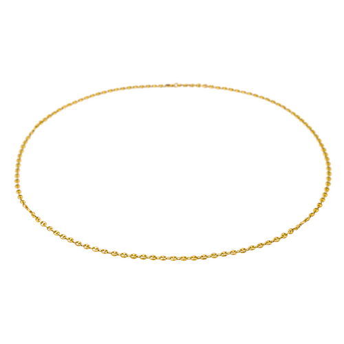 Collier Collier maille grain de café en or jaune 18 carats 58 Facettes 3903576CN