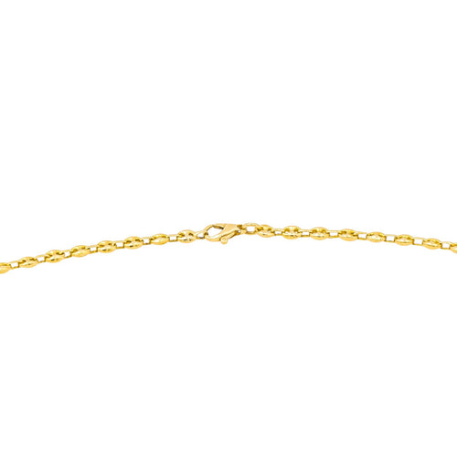 Collier Collier maille grain de café en or jaune 18 carats 58 Facettes 3903576CN