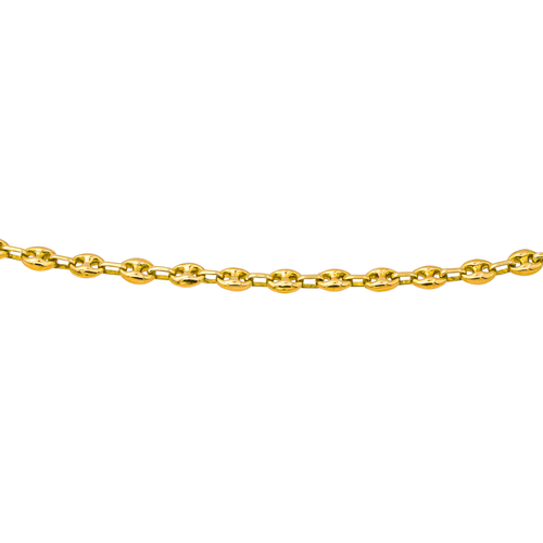 Collier Collier maille grain de café en or jaune 18 carats 58 Facettes 3903576CN