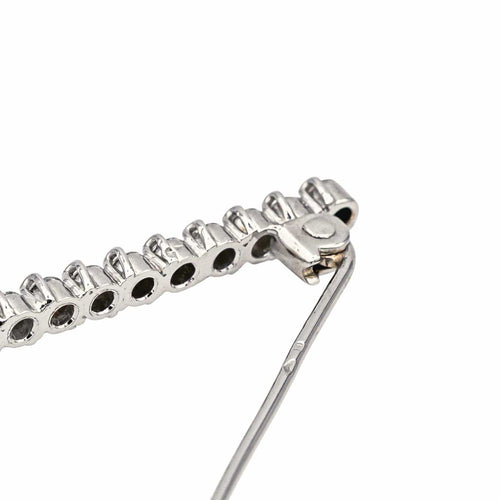 Broche Broche en or blanc 18 carats sertie de diamants 58 Facettes 3904857CN