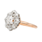 Bague 58 Bague marguerite en or rose et platine avec diamants taille ancienne 58 Facettes 3904858CN