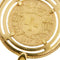 Pendentif Pendentif rond en or jaune 18 ct avec pièce 20 francs suisses 58 Facettes 39066