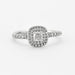 Bague 50 TIFFANY - Bague "Soleste" Platine et Diamants 58 Facettes DV0426-1