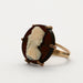 Ring 55 Cameo Ring in Yellow Gold 58 Facettes DV0013-6