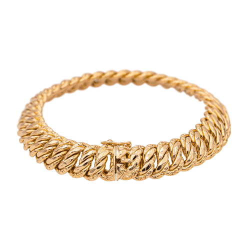 Bracelet Bracelet maille américaine en or rose 18 carats 58 Facettes 3944425CN