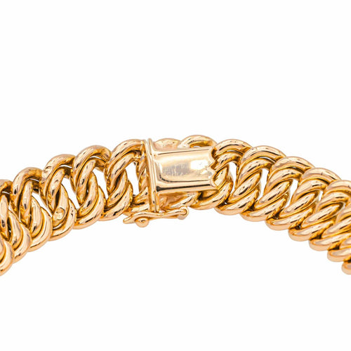 Bracelet Bracelet maille américaine en or rose 18 carats 58 Facettes 3944425CN