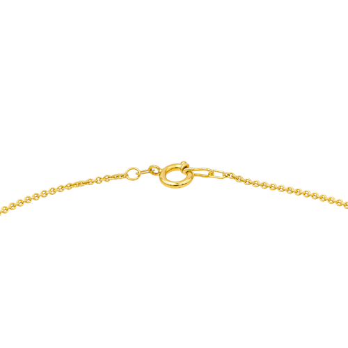 Collier Collier avec pendentif en or jaune 18 carats et péridot 58 Facettes 3951647CN