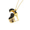 Collier Salvatore Ferragamo New Renaissance - Collier long 81 cm en or jaune 18 carats 58 Facettes 39527