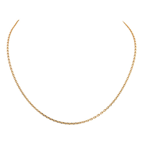 Collier Collier - Chaîne maille forçat en or rose 18 carats 58 Facettes 3954552RV