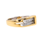 Bague 57 Guy Laroche - Bague en or jaune et blanc 18 carats et diamants 58 Facettes 3956321CN