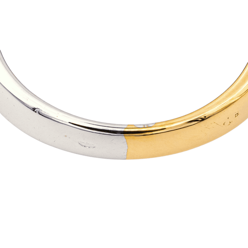 Bague 57 Guy Laroche - Bague en or jaune et blanc 18 carats et diamants 58 Facettes 3956321CN