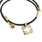 Collier Barakà - Collier en caoutchouc avec pendentif en or 18 kt et diamant 58 Facettes 39581
