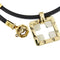 Collier Barakà - Collier en caoutchouc avec pendentif en or 18 kt et diamant 58 Facettes 39581