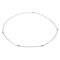 Collier Collier en or blanc 18 carats serti de diamants 58 Facettes 3970466CN