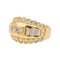 Bague 53 Bague en or jaune 18 carats sertie de diamants 58 Facettes 3981322RV
