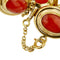 Bracelet Bracelet à maillons ovales en or jaune 18 carats et corail rouge 58 Facettes 39982