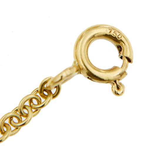 Bracelet Bracelet à maillons ovales en or jaune 18 carats et corail rouge 58 Facettes 39982