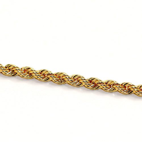 Collier Collier corde semi-plein en or jaune 18k 60 cm 58 Facettes 93482424