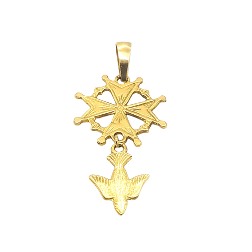 Pendentif Pendentif croix en or 58 Facettes