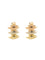 Boucles d'oreilles Boucles d'oreilles vintage en or jaune, rose et blanc 18k 58 Facettes 120026