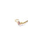 Boucles d'oreilles Boucles d’oreilles bébé monachella cœur émaillé rose en or 18k 58 Facettes 47296008