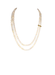 Necklace Double row Akoya cultured pearl necklace 58 Facettes