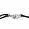 Bracelet Dinh Van Menottes - Bracelet cordon en or blanc 18 carats 58 Facettes 4006774CN