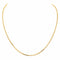 Collier Collier sautoir - Chaîne maille forçat en or jaune 18 carats 58 Facettes 4007998CN