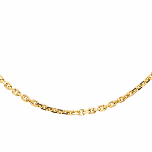 Collier Collier sautoir - Chaîne maille forçat en or jaune 18 carats 58 Facettes 4007998CN