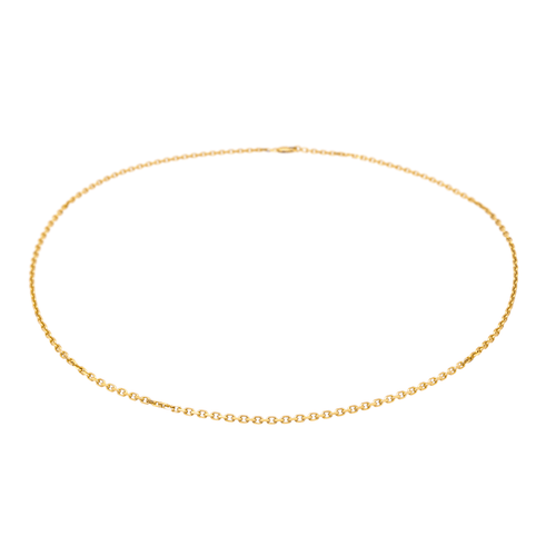 Collier Collier sautoir - Chaîne maille forçat en or jaune 18 carats 58 Facettes 4007998CN